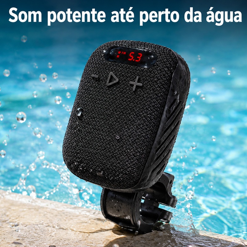Bicycle & Motorcycle Waterproof Speaker Equipped with Mount Bracket