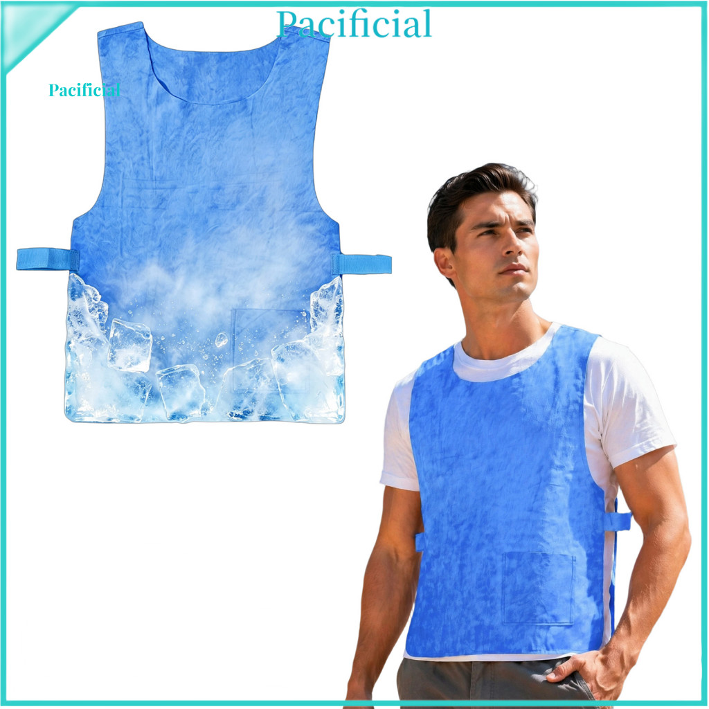 High Performance Fabric Vest Pva Jacket for Summer Unisex Adjustable Reusable Ice for Men Women – Lightweight Tank Top