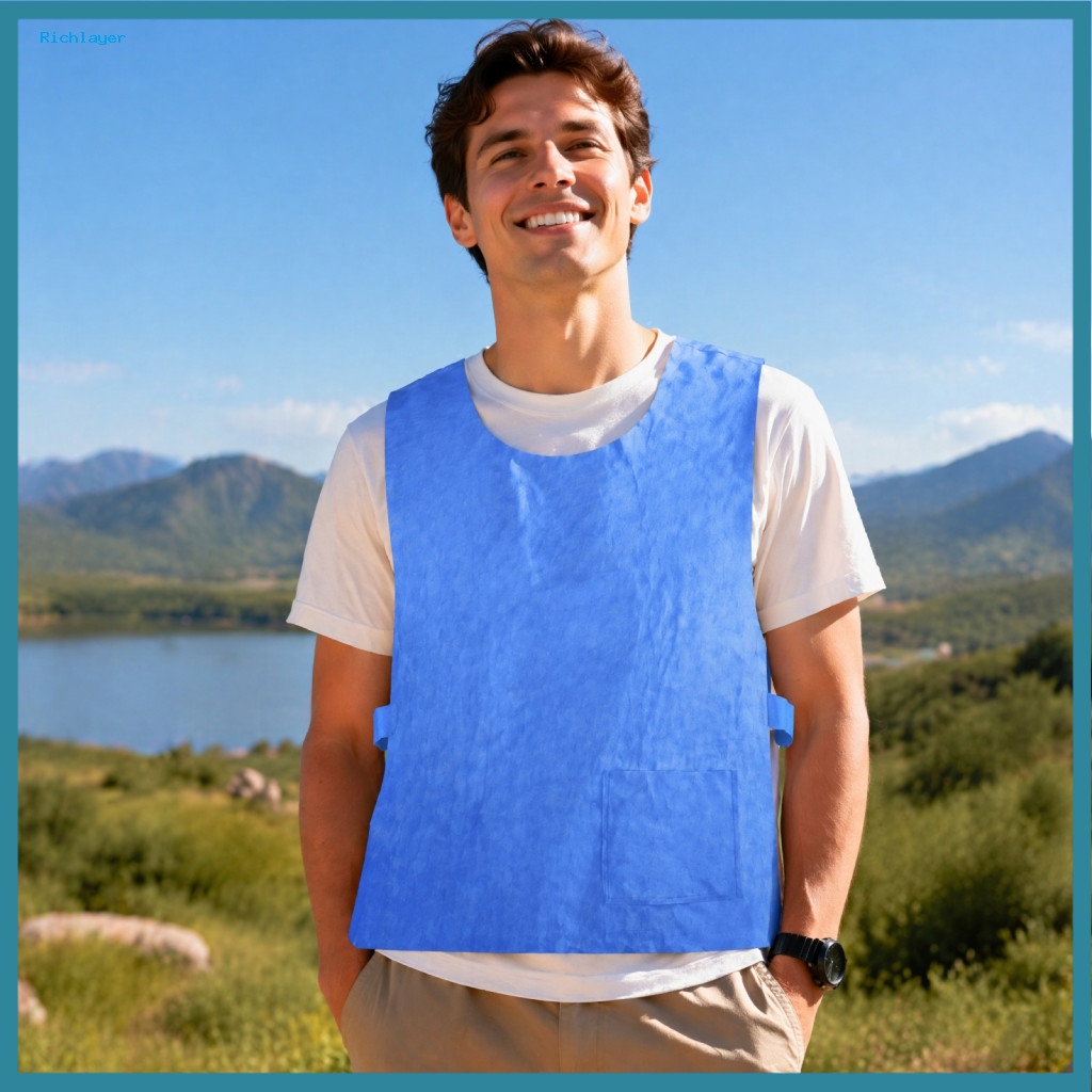 Reusable Heat Relief Apparel Stress Unisex Vest Adjustable Ice Jacket for Men Women – Lightweight Tank Top for Cycling