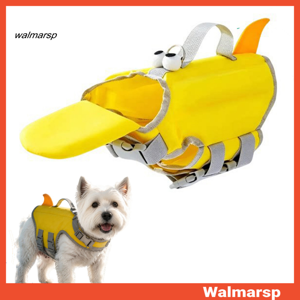 Dog Life Jacket for Swimming Boating High Buoyancy Pet Swim Vest with Chin Rescue Handle Adjustable Float for Small Medi