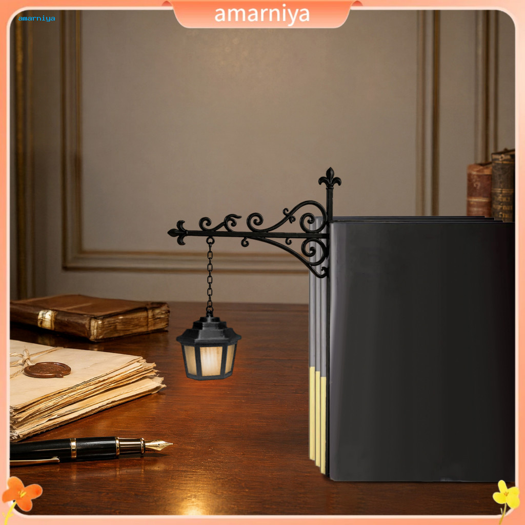Vintage Led Bookcase Light Decorative Reading Corner Night Lamp Cozy Home Office Lighting Perfect Gift for Book Lovers i