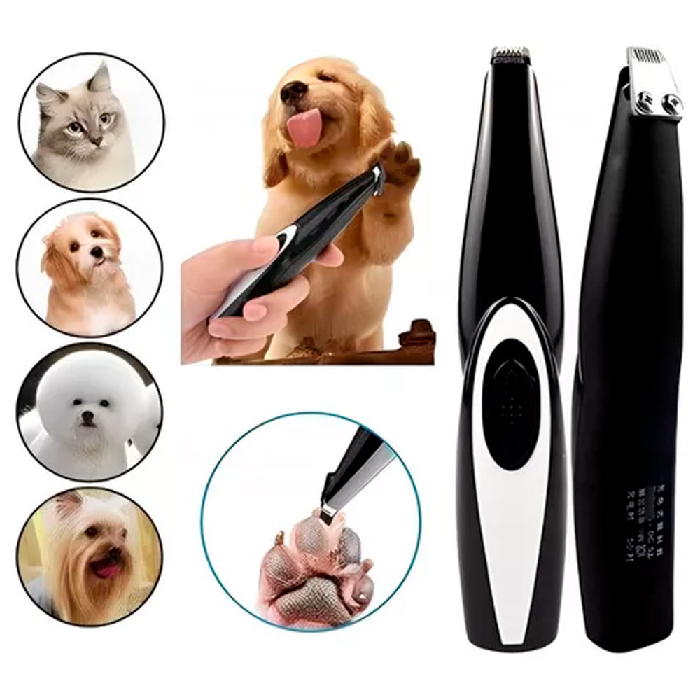 Máquina Pet Cortar Pelos Pata Cachorro Maquina Aparado Usb