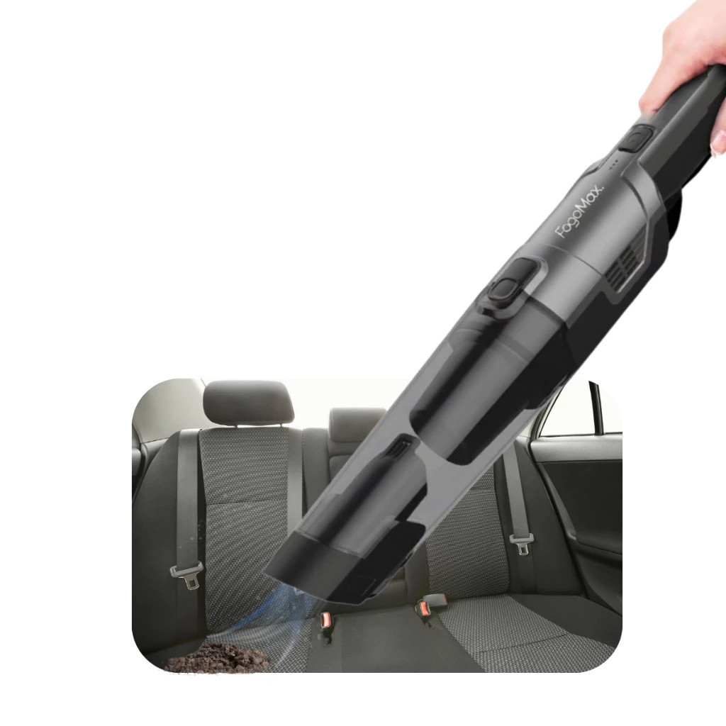 Aspirador de Pó Portátil Sem Fio Recarregável Linha Premium Carro E Casa Com Suporte 75w Alta Limpeza
