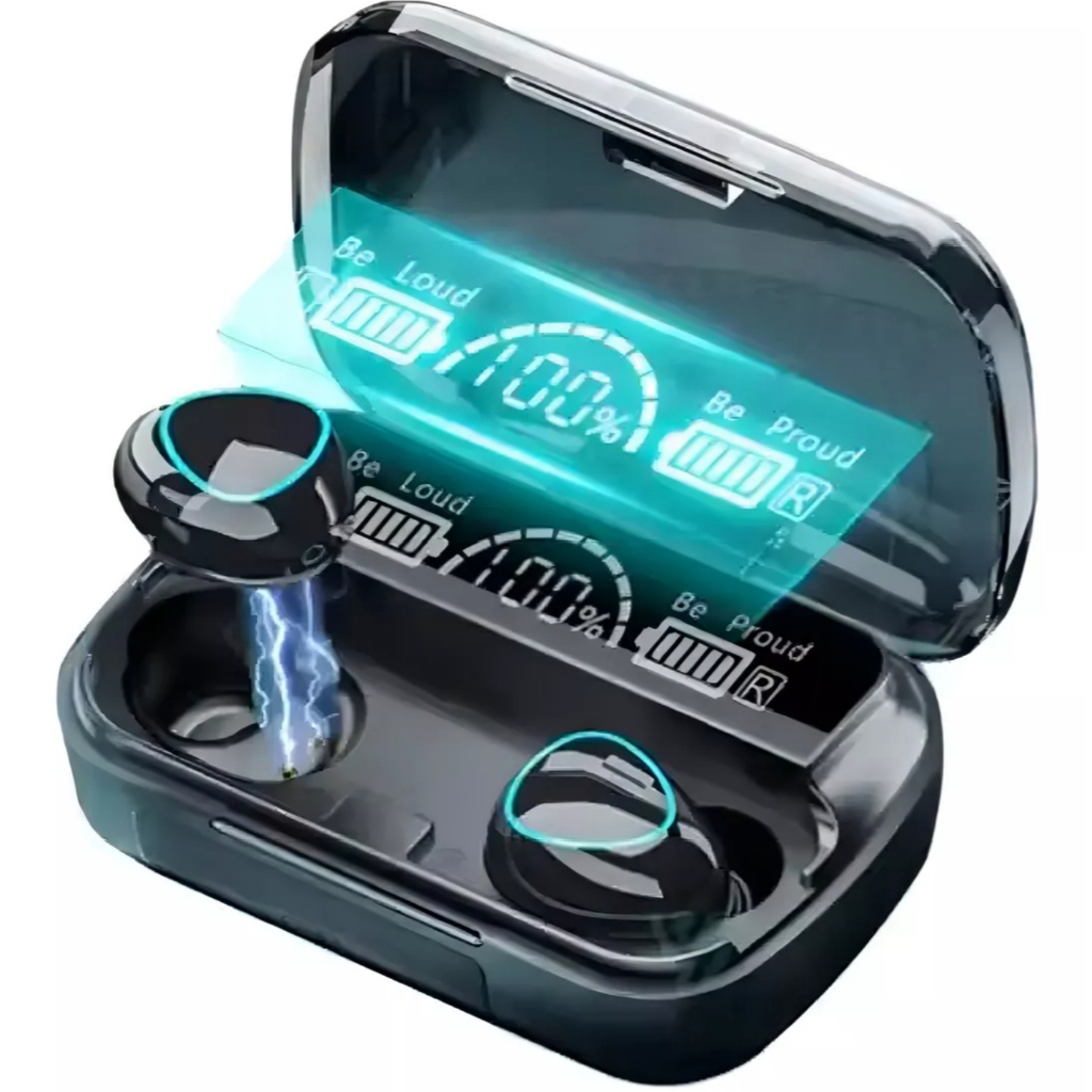 Fone de Ouvido Altomek Bluetooth V5.3 M20 Tela Digital