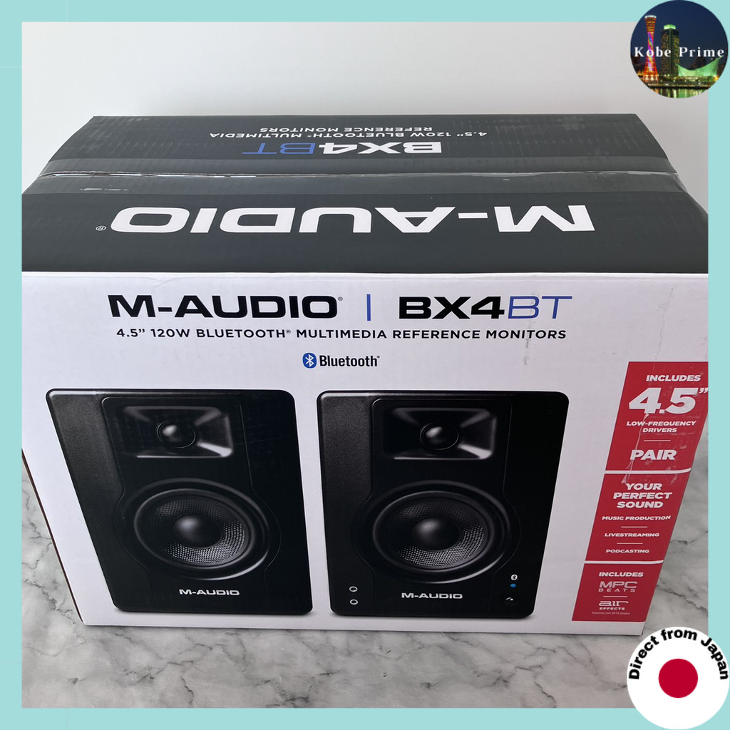 M-Audio Active Studio Monitors - Ideal for Gaming and Music Production with Bluetooth and RCA Input