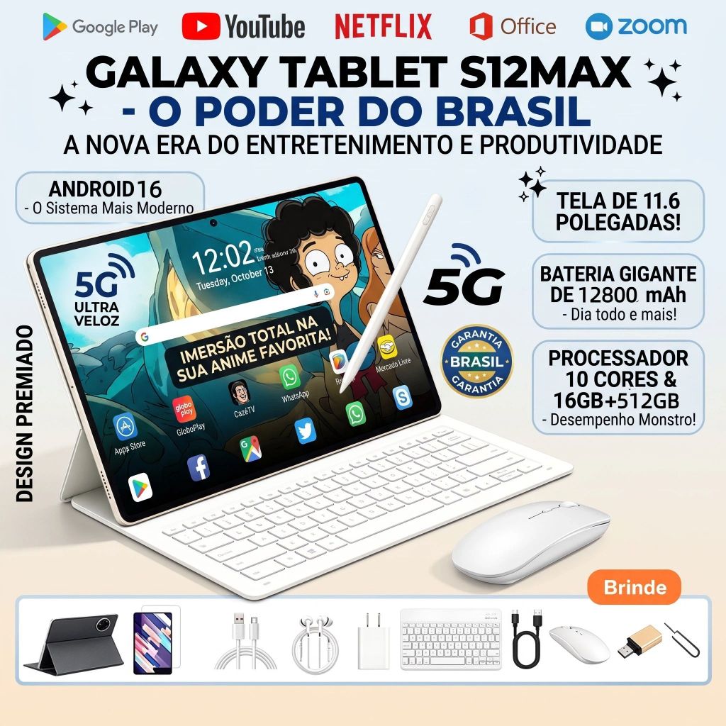 Galaxy S12Max Tablet 11.6
