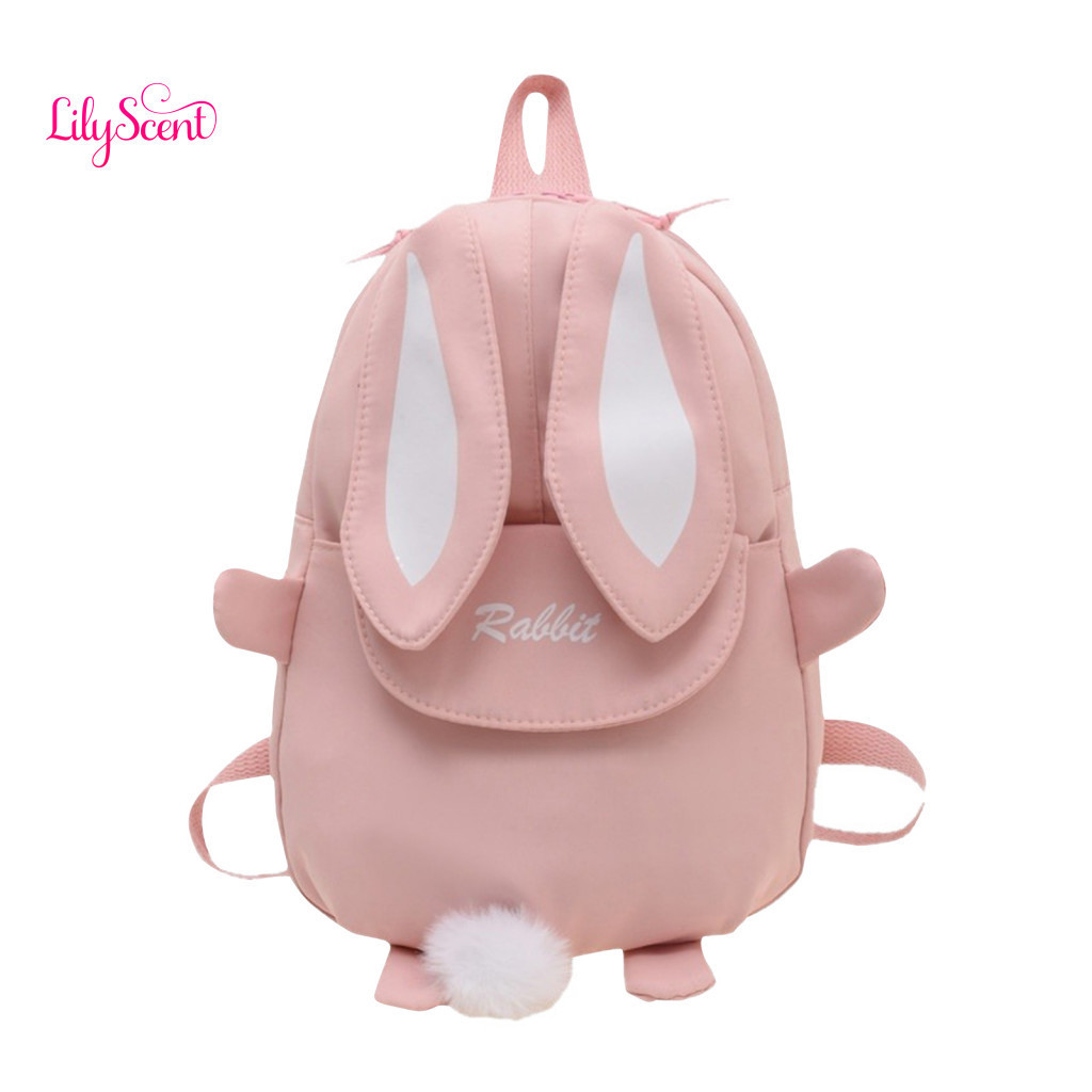 Kids Backpack Children's Rabbit Cute Bunny School Bag for Preschool Boys Girls Adjustable Shoulder Straps Small Kinderga