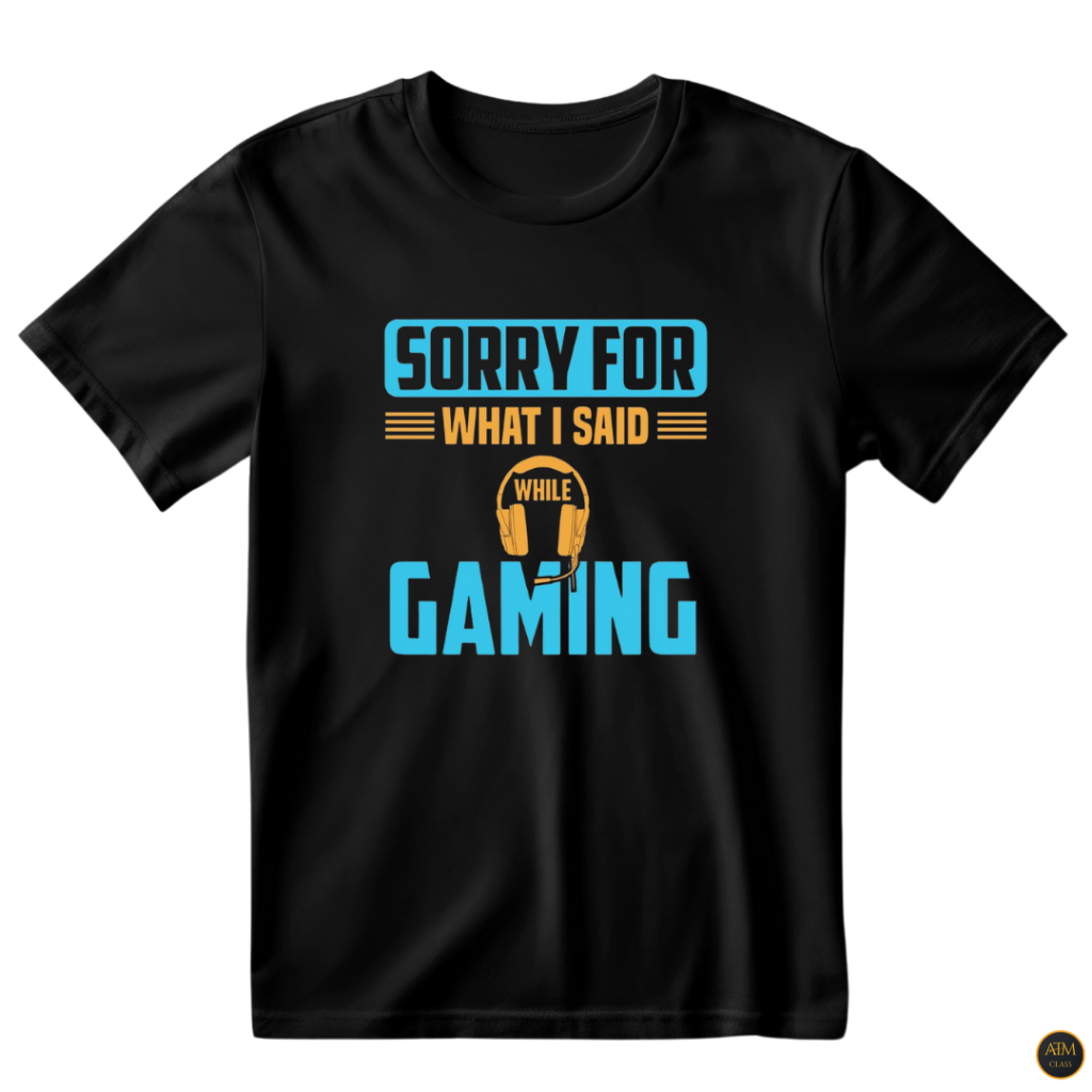 Camiseta Camisa Sorry for Gaming Blusa Nerd 100% Algodão T-shirt Envio Imediato