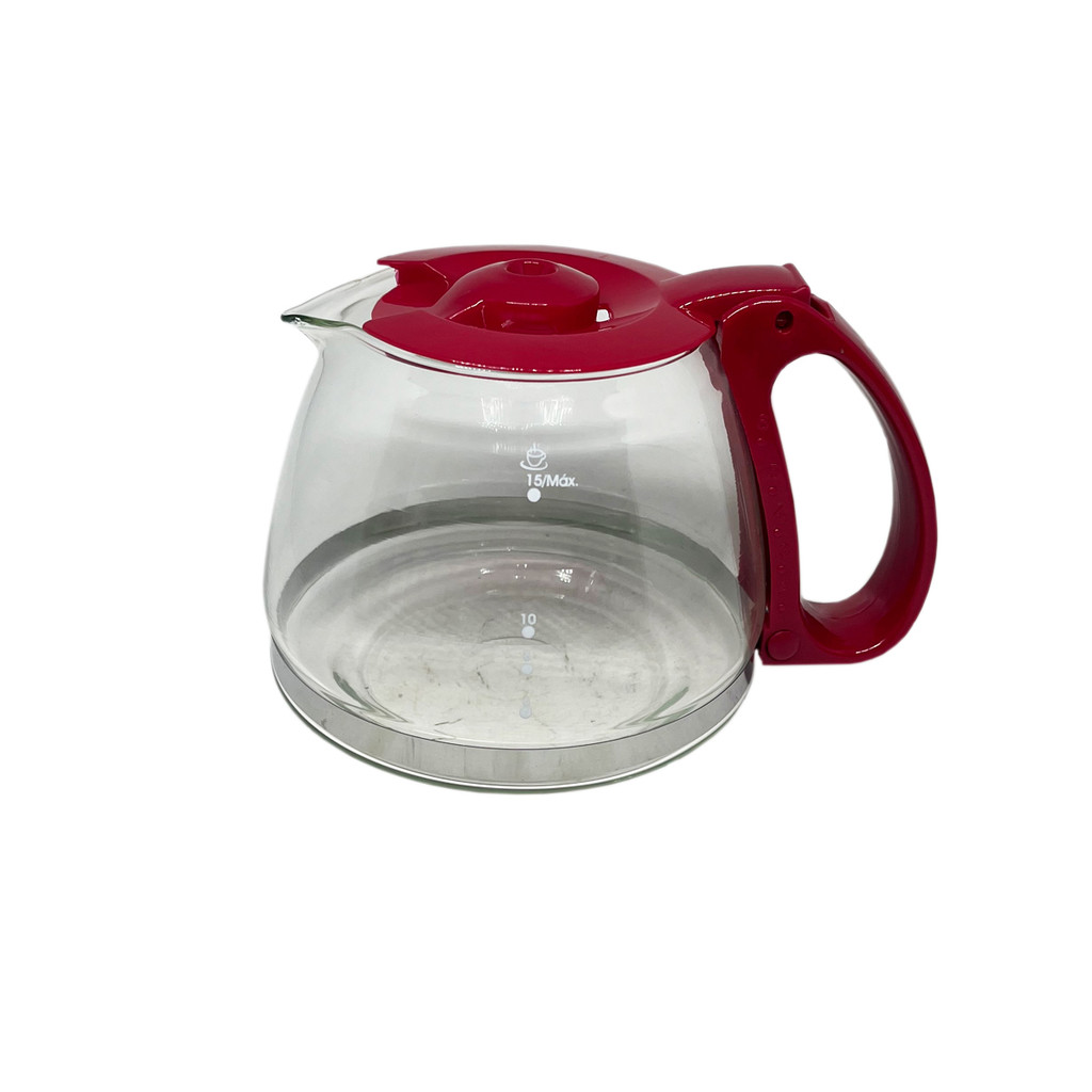 Jarra Para Cafeteira Britânia Cp15 Inox Vermelha Vidro Reposição