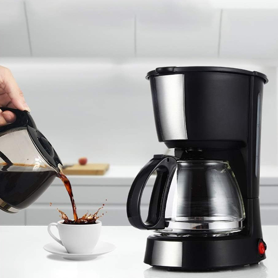 Cafeteira Elétrica Maquina De Café Automática Vidro Capacidade Até 900ml 110v Modelo SK-125