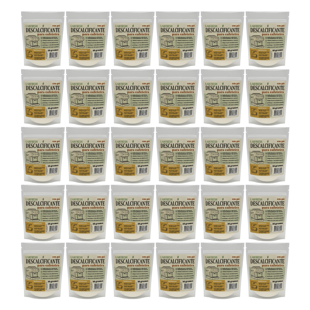 Kit 50 Limpeza Cafeteiras Geral Descalcificante Lar Fresh Dolce Gusto Nespresso