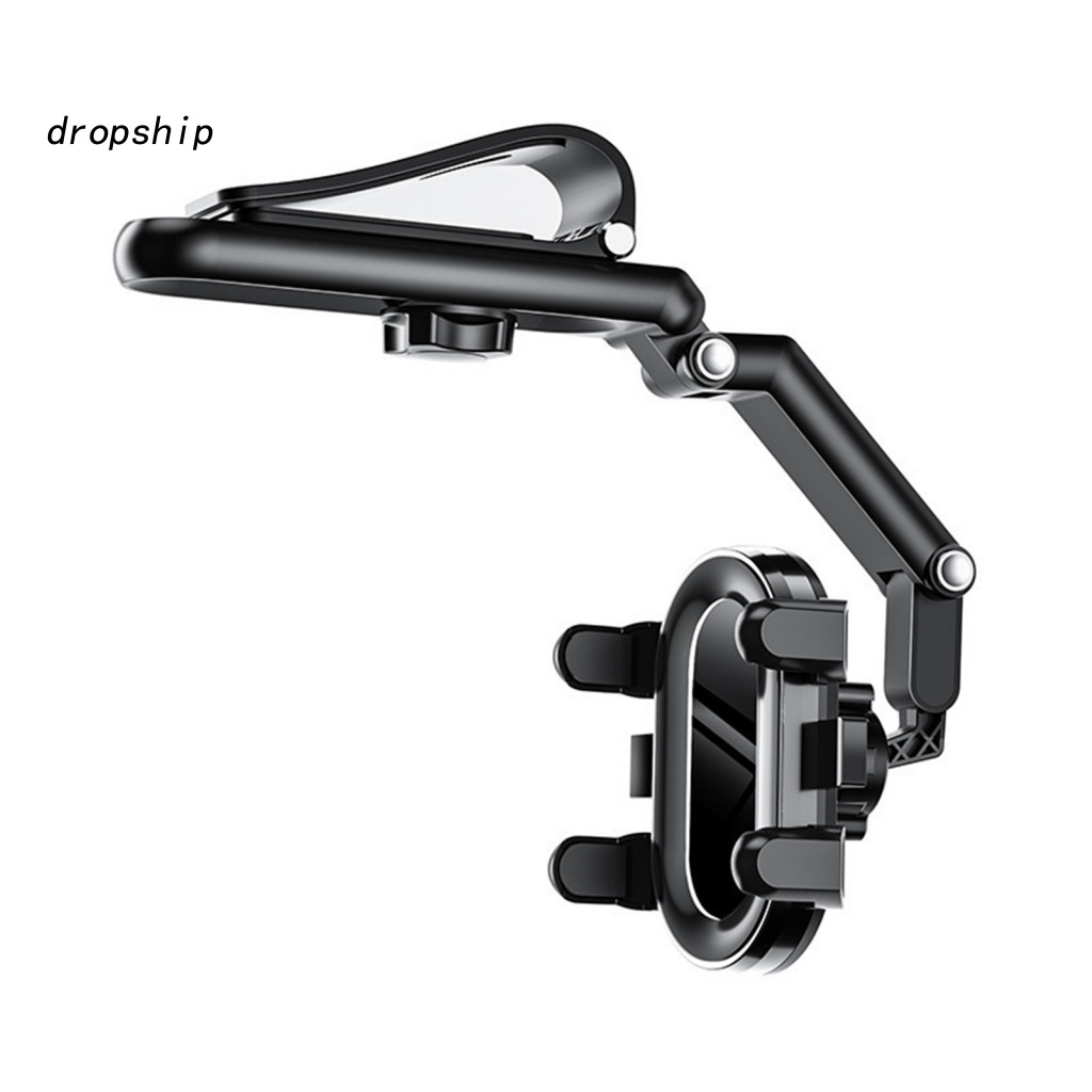 Car Mobile Phone Mount Angle Adjustable Holder Sun Visor 1080° Rotatable Height Universal Cellphone Bracket for