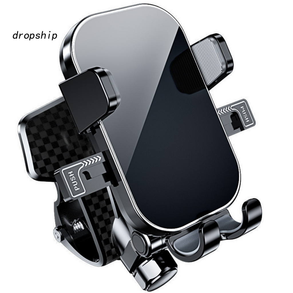 Auto Phone Holder Universal Car 360° Adjustable Dashboard Mount Spring Clip Mobile Bracket Multifunctional for Smartpho