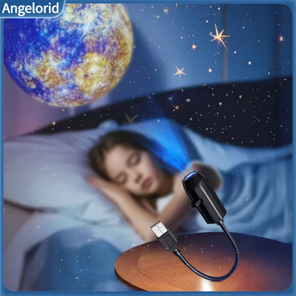 Butterfly Projector Light Portable Lamp Usb Mini Led with 6 Films – Night for Car Bedroom Ceiling Decoration for Home