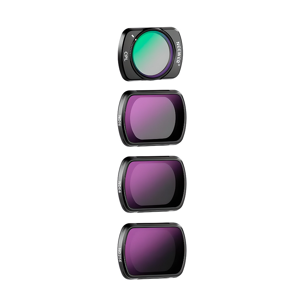 Kit 4 Filtros Magnético Neewer ND CPL Para DJI Pocket 3