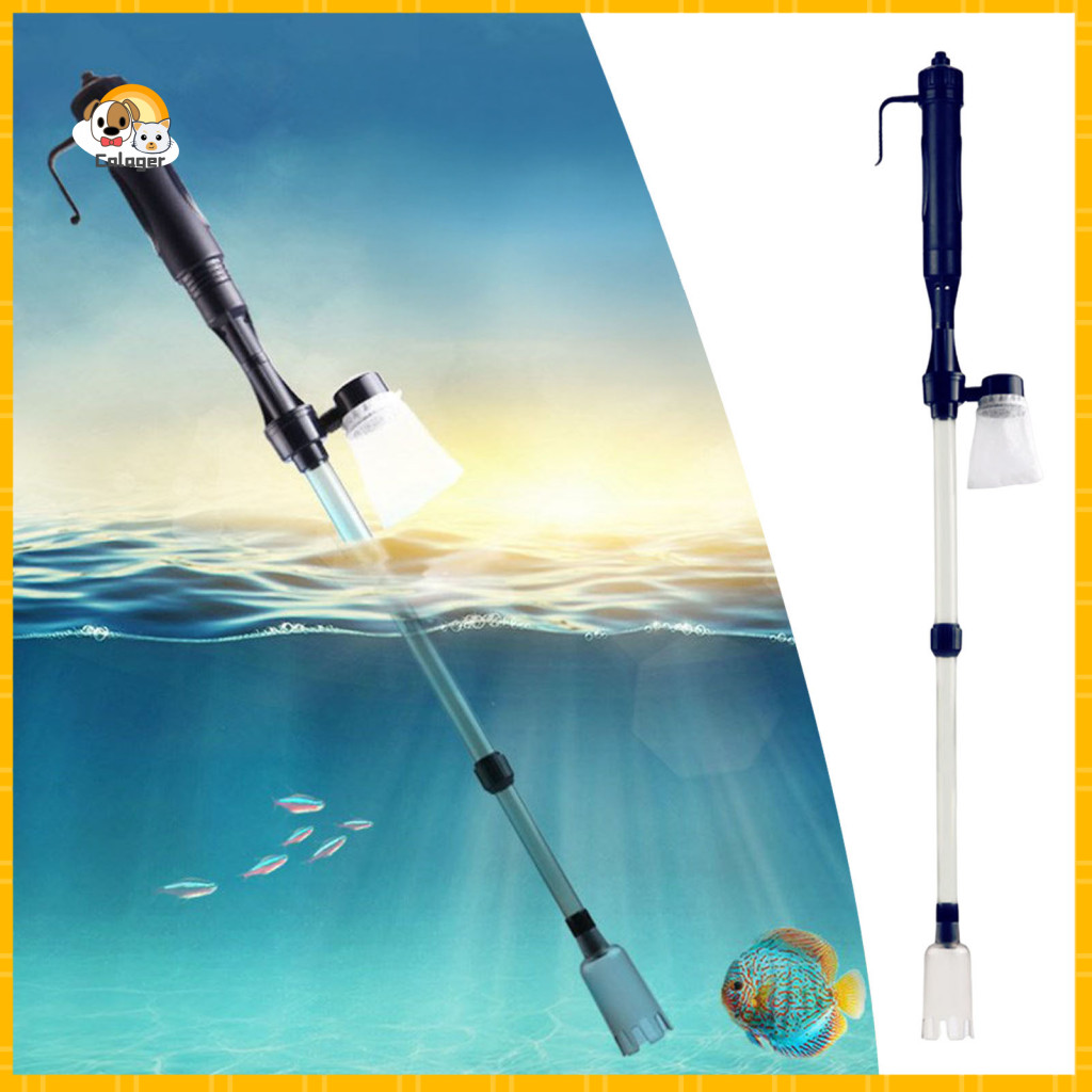 Aquarium Vacuum Cleaner Cordless Gravel Electric with Adjustable Length – Efficient Fish Tank for Freshwater for South