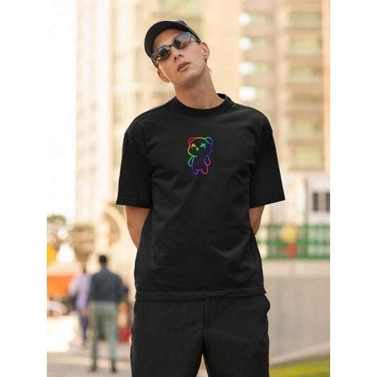 CAMISETA UNISSEX ESTAMPA PERSONALIZADA URSO RGB