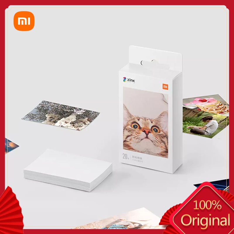 Xiaomi ZINK Pocket Photo Paper Self-adhesive Photo Print Sheets For Xiaomi 3-inch Mini Pocket Photo Printer Only Paper