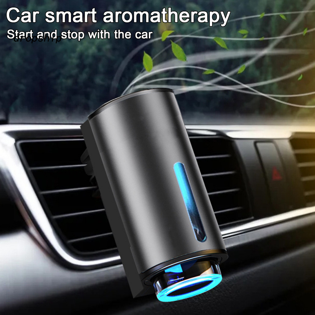 Smart Car Air Freshener Essential Oil Diffuser – Adjustable Compact Easy Install Intelligent Aroma Device for Fresh Pe