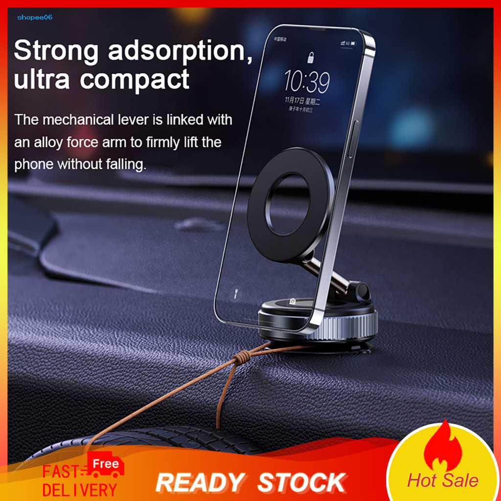 Dashboard Phone Holder Car Mount Magnetic for Strong Magnet Universal Mobile Stand Easy Installation Perfect for Men