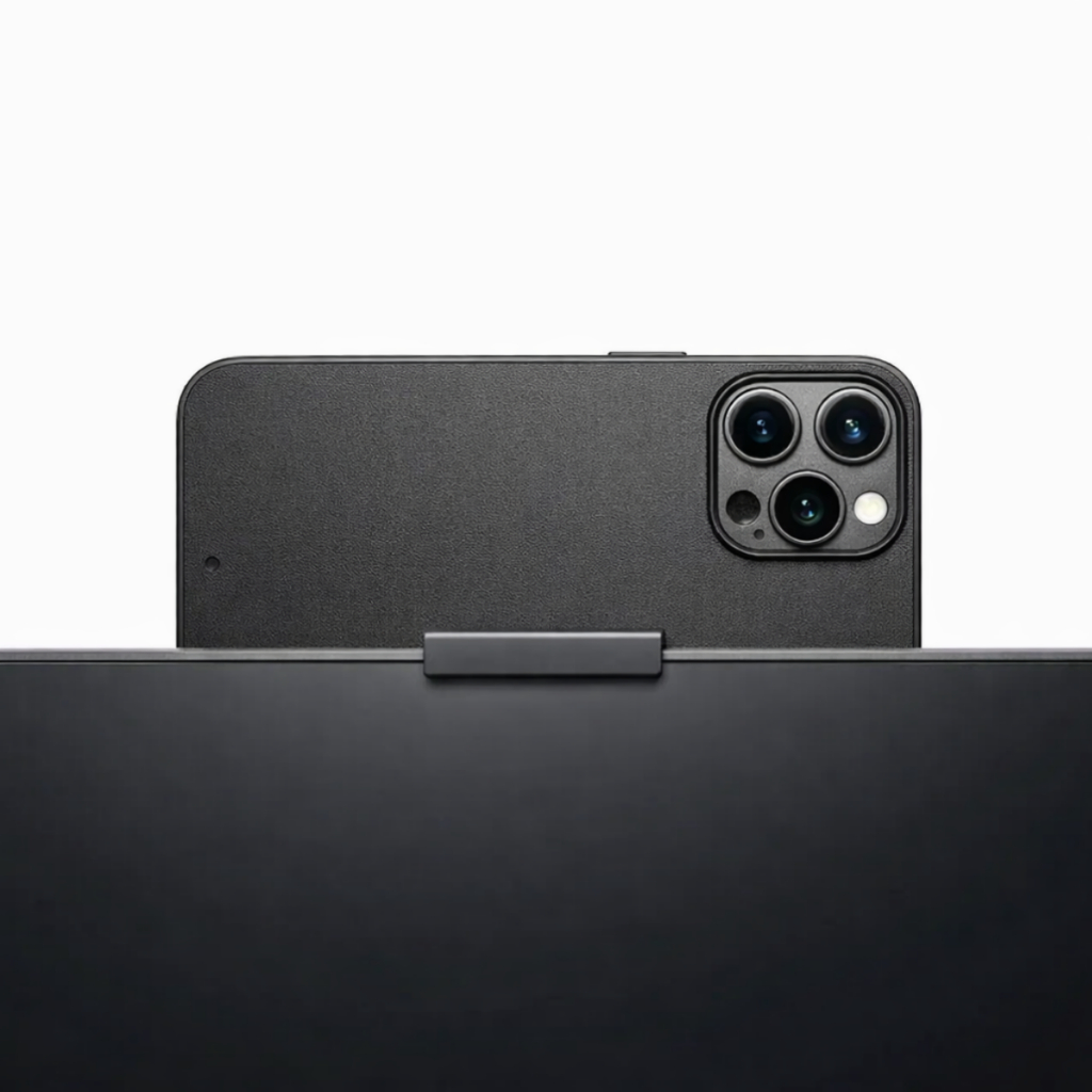 Suporte para Celular no Monitor para Webcam Suporte Horizontal para Smartphone