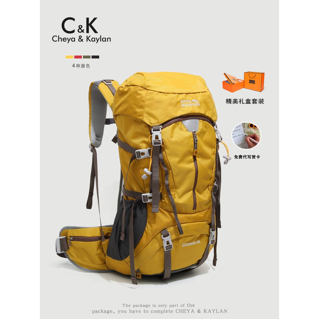 CHEYA & KAYLAN Outdoor Professional Caminhadas Leve Bolsa de Caminhada Homens Mulheres Mochila de Viagem Repelente de Ág
