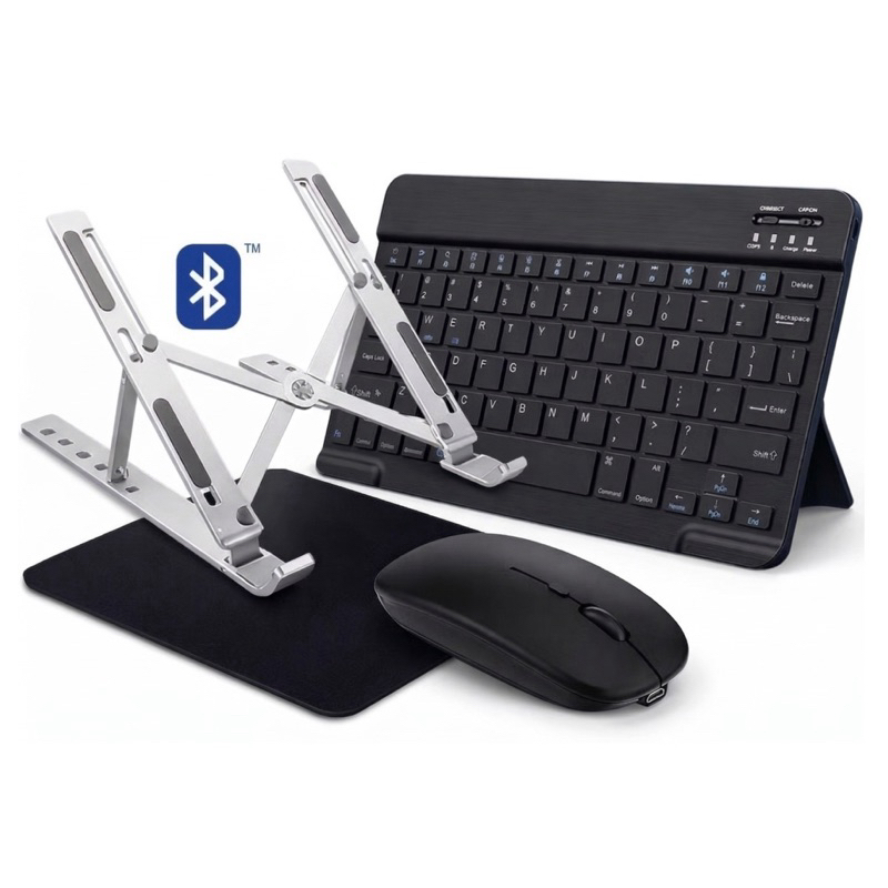 Kit Teclado e Mouse USB ABNT2 Slim Silencioso Para Notebook PC
