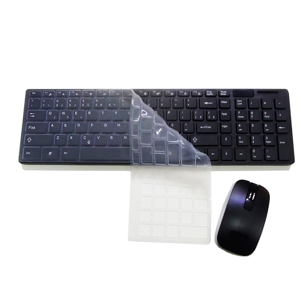 Kit Teclado E Mouse Sem Fio Wireless 2.4ghz Pc Notebook tc06