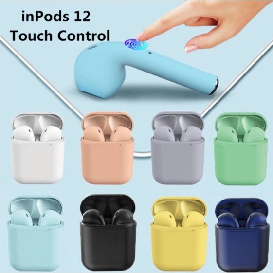 I12 Tws Bluetooth 5.0 Earphone With Mic For IOS Android Rechargeable Wireless Cheap