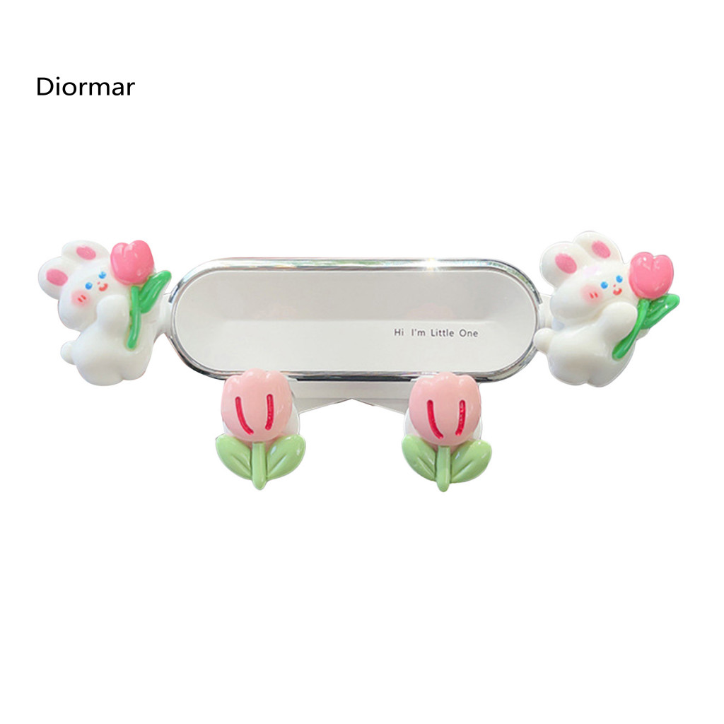 Easy Install Car Vent Mount Adjustable Phone Holder Cute Cartoon 360° Rotatable Air Universal One-hand for Smartphones