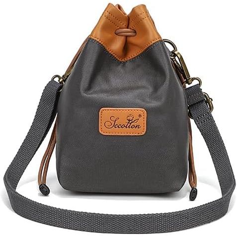 peacechaos Compact Camera Bag, Lightweight DSLR/Mirrorless Shoulder Bag with Adjustable Strap, Water-Resistant, Fits Cam