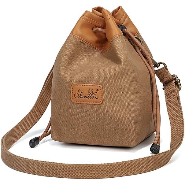 peacechaos Compact Camera Bag, Lightweight DSLR/Mirrorless Shoulder Bag with Adjustable Strap, Water-Resistant, Fits Cam
