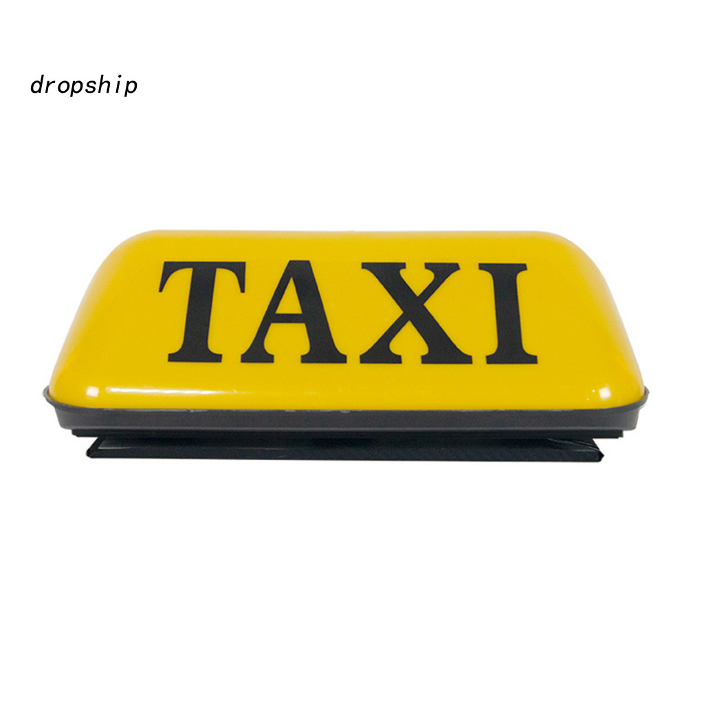 No Drilling Taxi Light Waterproof Sign Car with Strong Magnetic Base Super Bright Led Roof Top Indicator Lamp for 12v fo