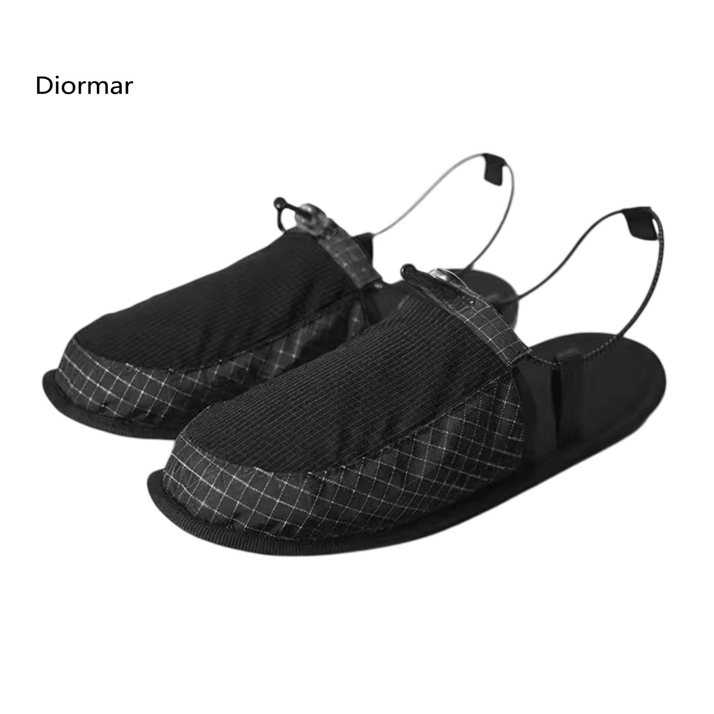 Foldable Travel Slippers Indoor House Shoes Ultralight for Men Women – Portable Canvas with Anti-slip Tpu Sole Compact