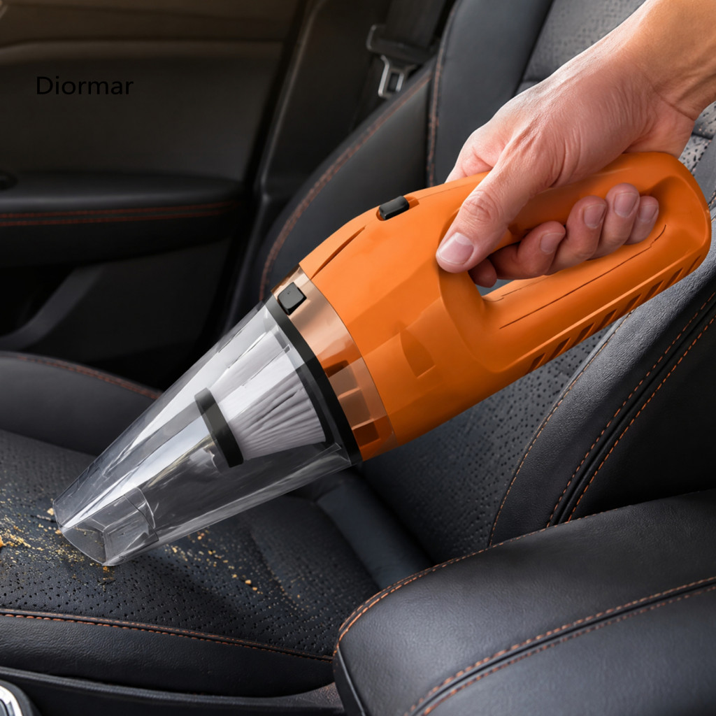 Handheld Auto Vacuum with Strong Suction Portable Mini for Home and Office Car Cleaner 4000pa High Power Cordless for