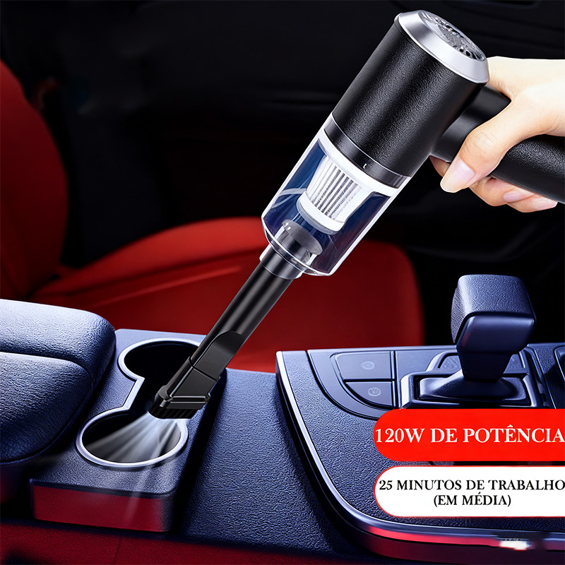 Mini Portable Vacuum Cleaner for Car Home Cordless 3 in 1 Powerful 6000Pa Rechargeable