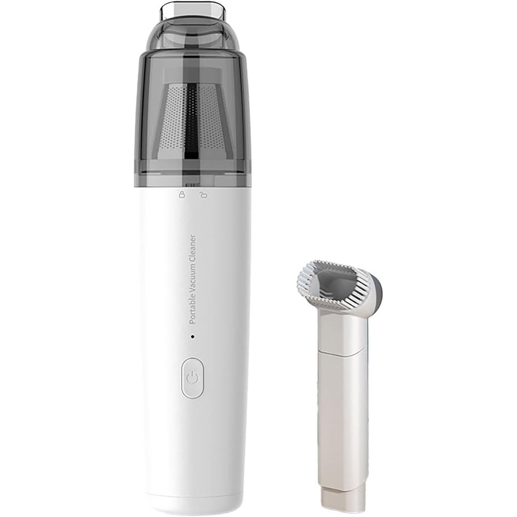 Portable Car Vacuum Cleaner, Cordless Handheld Vacuum, Lightweight Mini Vacuum for Car and Home with Washable HEPA Filte