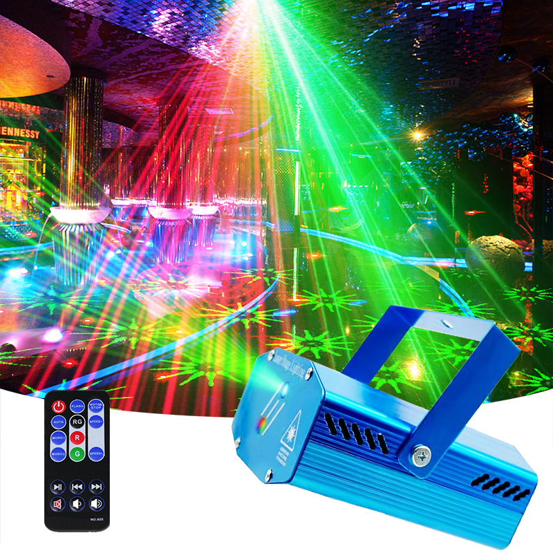 Mini Luz De Projetor Laser Para Festa-32 Padrões DJ Disco Strobe Com Fonte De Alimentação RGB Casamentos , KTV , Anivers