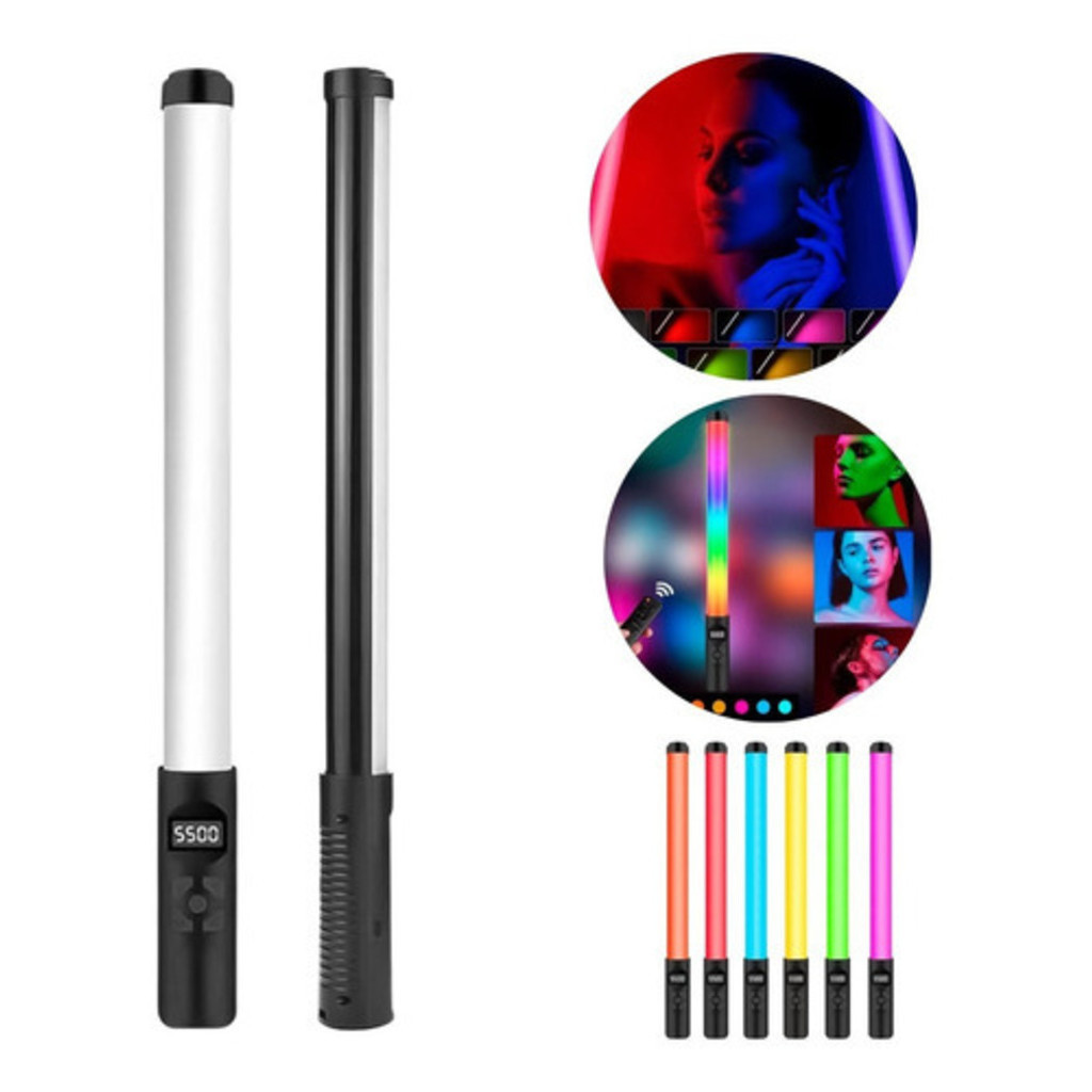 Tomate MLG-118RGB Bastão De Luz Led De Preenchimento Rgb Cor da estrutura Preto 110V/220V