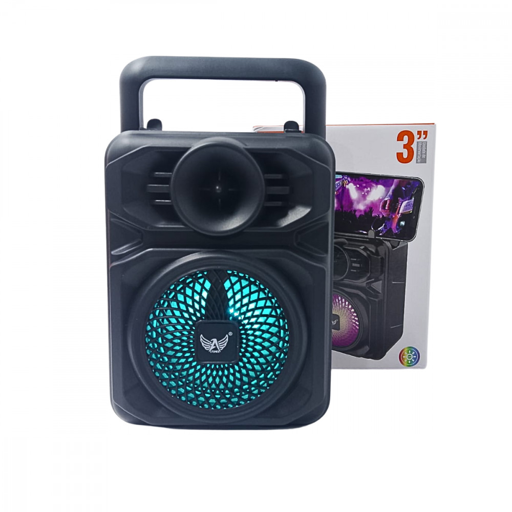 Caixinha Bluetooth LED RGB 8W - Som de Qualidade!