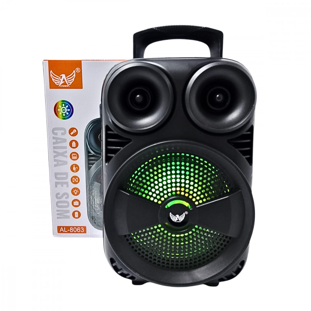 Caixa de Som Bluetooth LED RGB 5W - Som Poderoso!