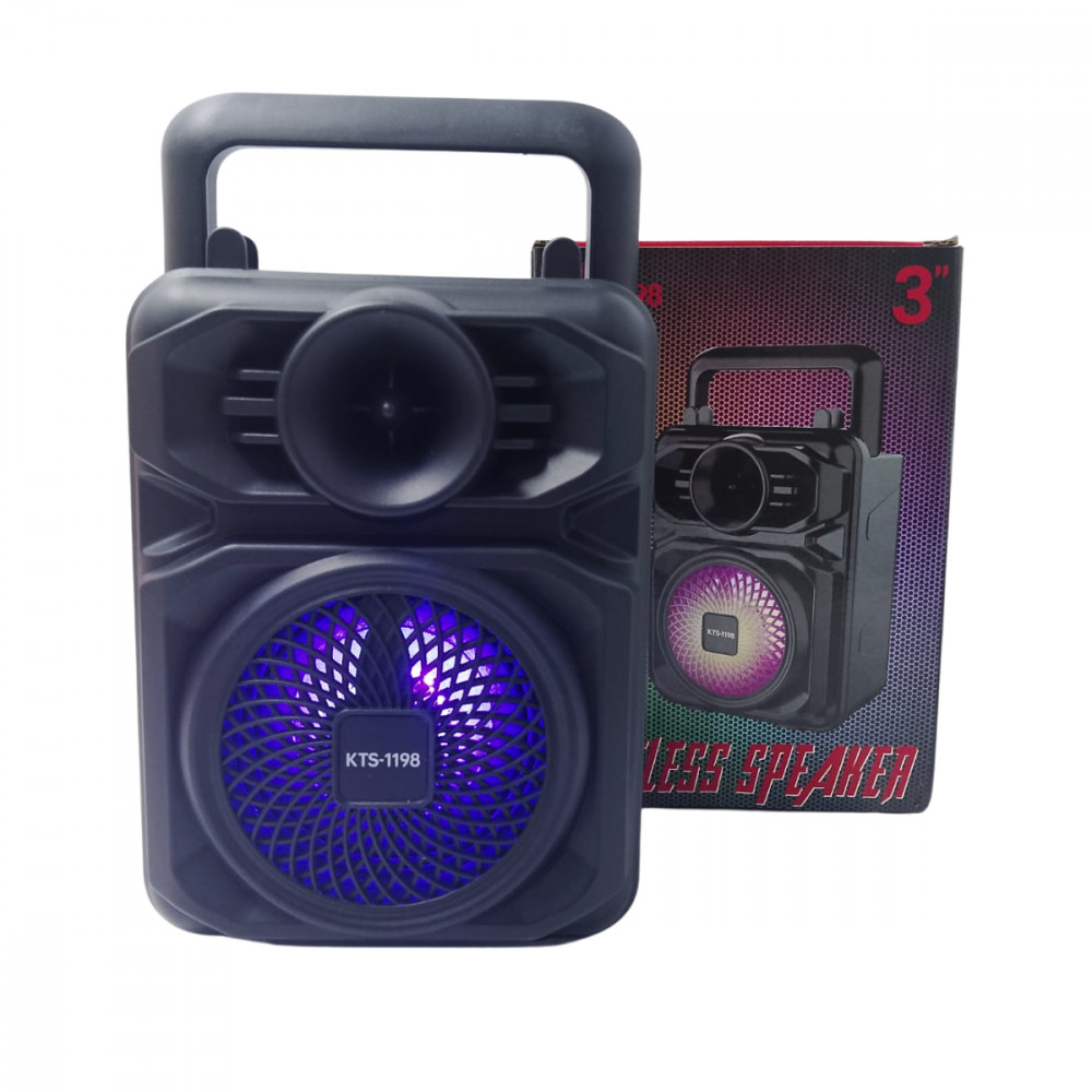 Caixinha Bluetooth LED RGB 8W - Som de Alta Qualidade