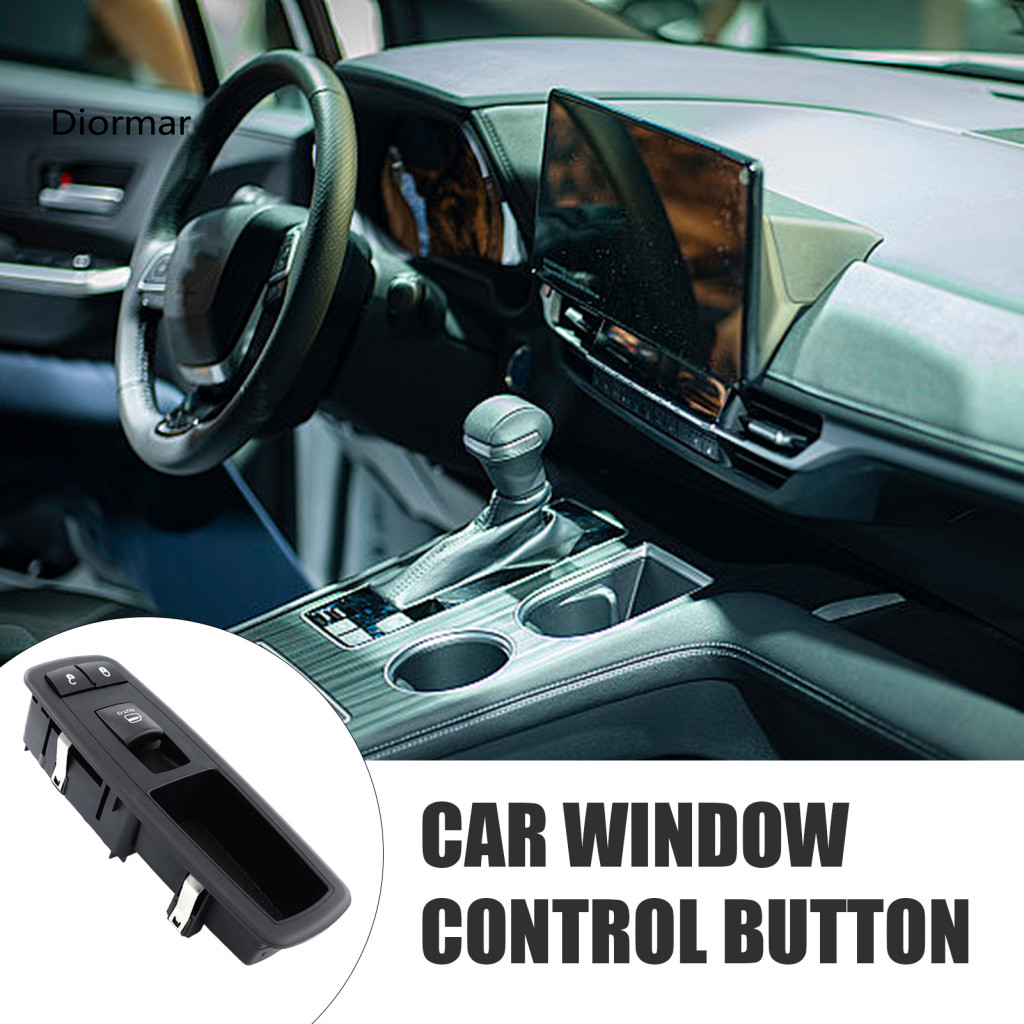 Replacement Glass Lift Button Car Switch Right Front Passenger Side Power Window Electric Lifter Accessories for Smooth