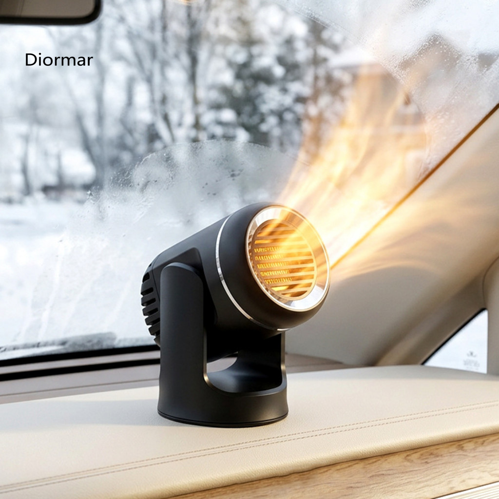 Fast Window Defroster 12v Portable Car Heater – Compact Electric Heating Fan for Auto Windshield Defogging Desktop Spa
