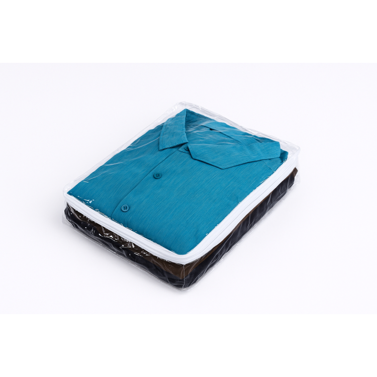 Kit 5 Organizadores Porta Camisa Casaco Ou Vestido C/ Zíper Multiuso Guarda Roupa