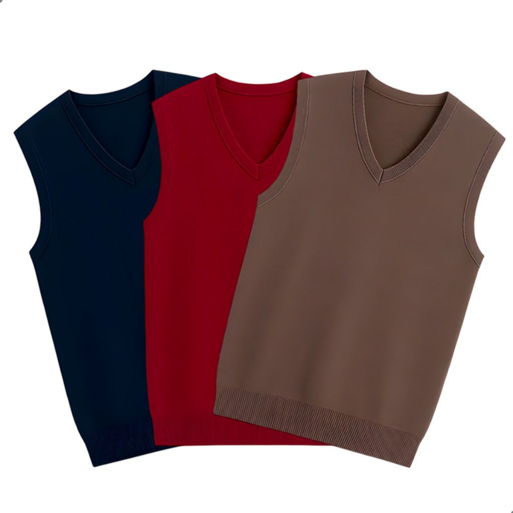 Colete Masculino Inverno Tricot Pavani Social com Lã Decote V Estilo Clássico e Sofisticado para o Dia a Dia