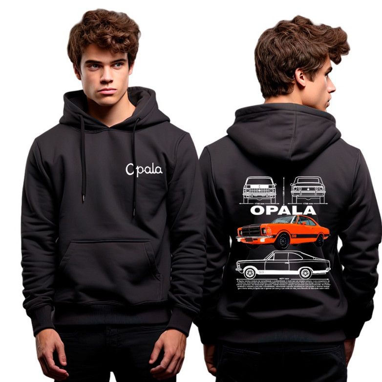 Moletom Casaco De Frio Carro Luxo Reliquia Opala Ss