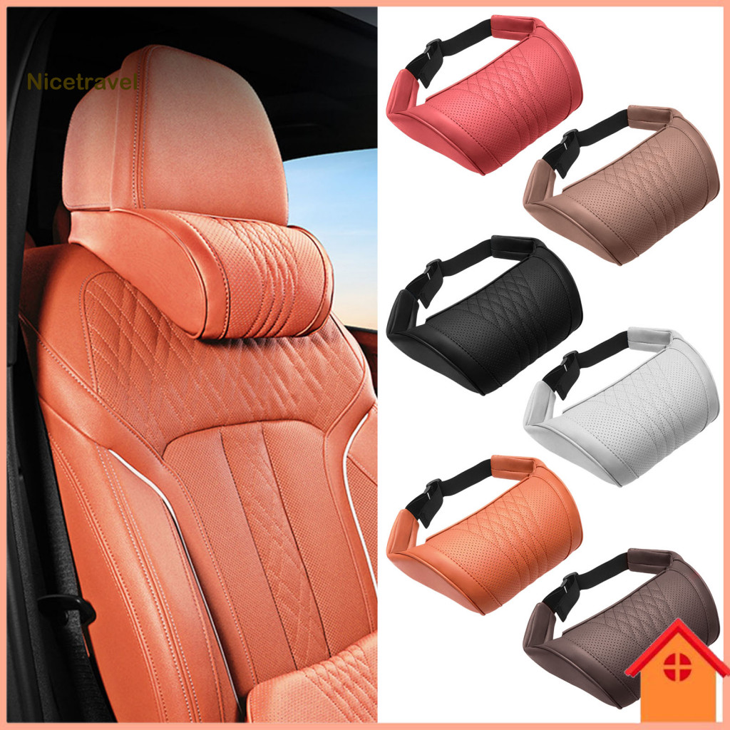 Car Neck Support Pillow Gaming Chair Headrest Cushion Memory Foam Ergonomic Adjustable Travel for Shoulder for Truck