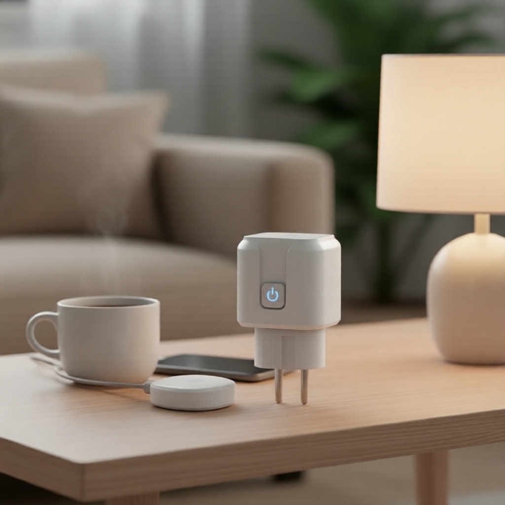 Plugue Inteligente Tuya WiFi/Zigbee EU 16A/20A, Monitor de Uso de Energia e Temporizador, Compatível com Tuya Smart Home
