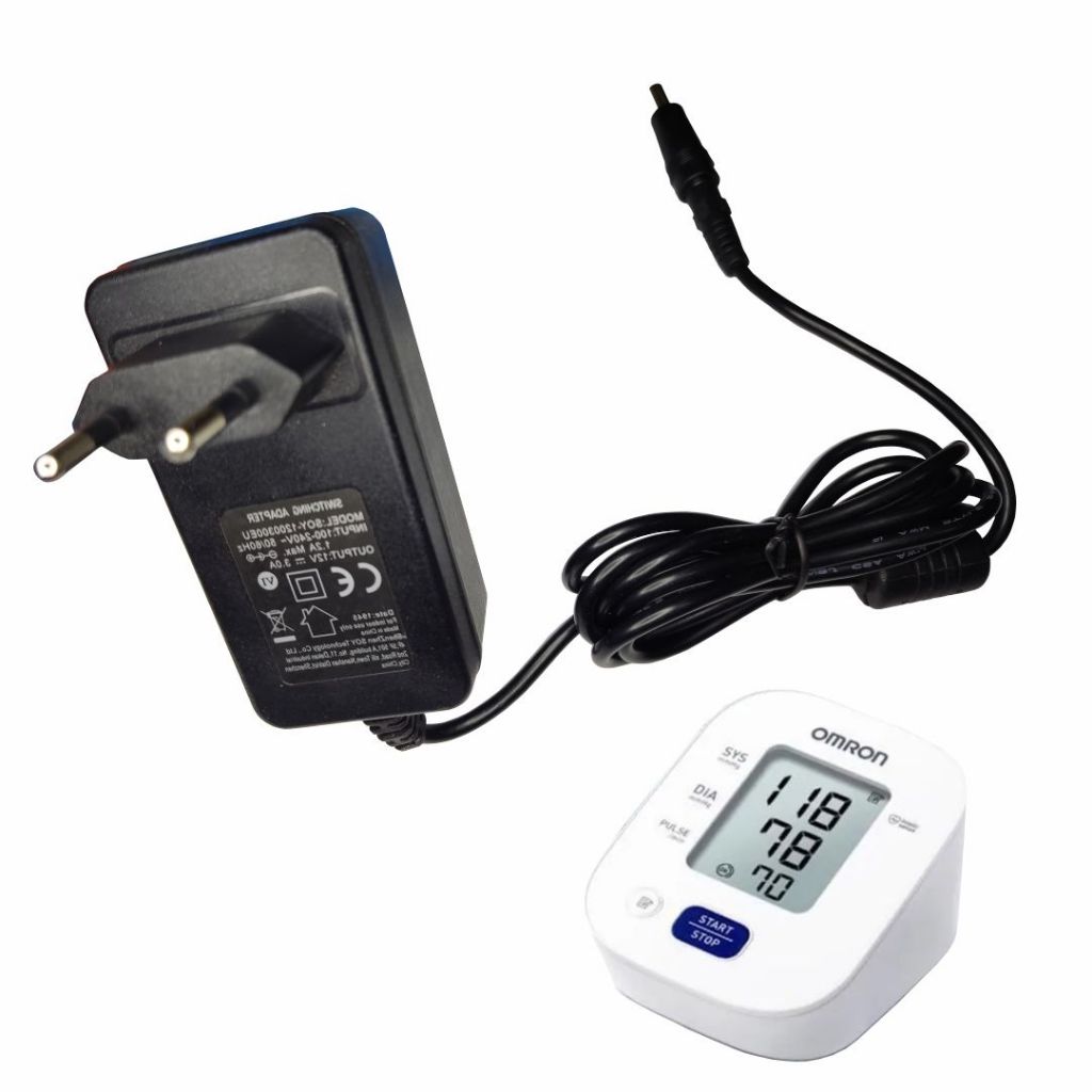Fonte Para Monitor de Pressão Omron HEM 7142 - Bivolt ( Cabo De Força / Cabo De Energia / Carregador ) - R2933